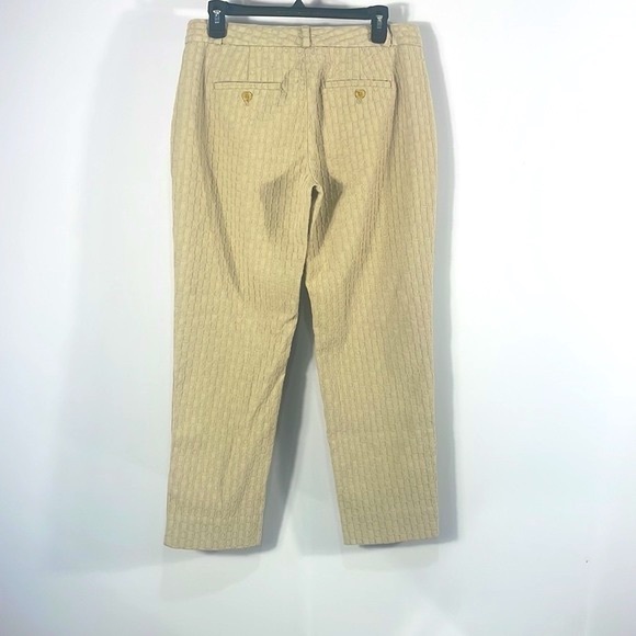 Banana Republic Women’s, Size 4, Khaki, Avery, Textured pants - Picture 2 of 5